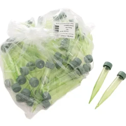 Vials Anchor Style Small 8mL with Cap Pack 50 Green (10cmH)