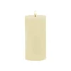 Wax LED Trueflame Event Pillar Candle Ivory (10x20cmH)