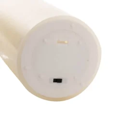 Wax LED Trueflame Event Pillar Candle Ivory (10x20cmH)