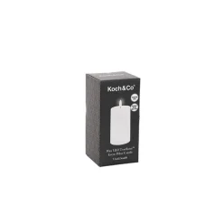 Wax LED Trueflame Event Pillar Candle White (7.5x12.5cmH)