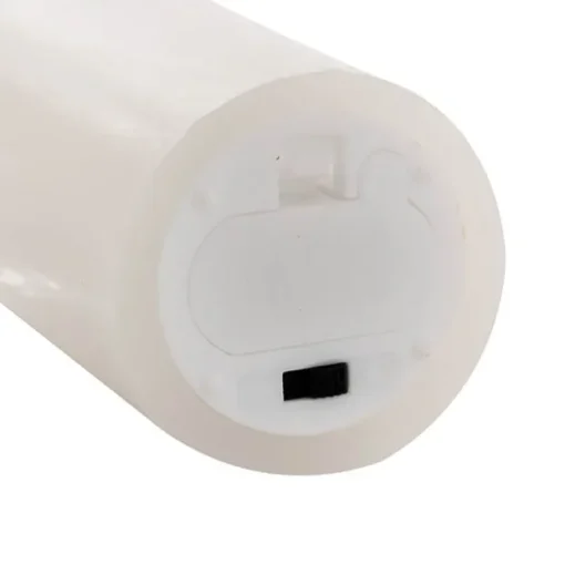 Wax LED Trueflame Event Pillar Candle White (5.5x15cmH)