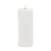Wax LED Trueflame Event Pillar Candle White (10x25cmH)