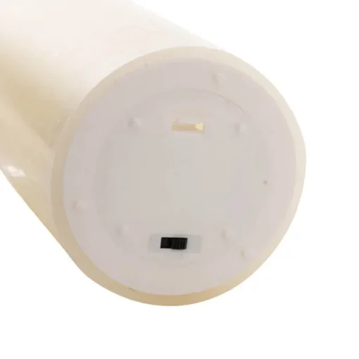 Wax LED Trueflame Event Pillar Candle Ivory (7.5x17.5cmH)