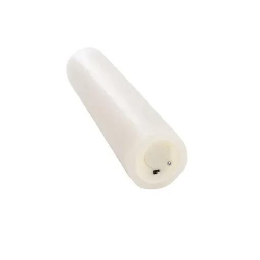 Wax LED Trueflame Flickering Pillar Candle White (5DX23cmH)