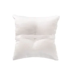 Wedding Ring Pillow w Lace White (15x15cmH)