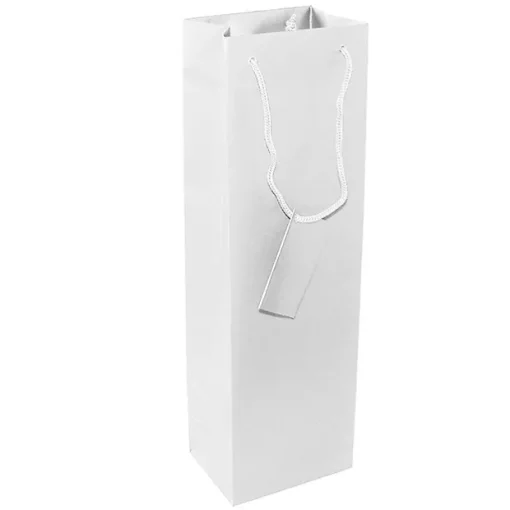Wine Bottle Bags Single Pack 5 White (10.5X9X35cmH)