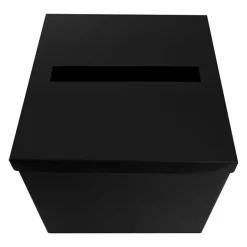 Wishing Well Card Box Flat Pack Black (305x305x300mmH)