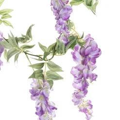 Wisteria x 9 Head Vine Garland Purple (200cmL)