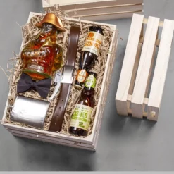 Wooden Crate Storage Box Set 3 Natural (41x30x18cmH)