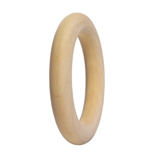 Wooden Napkin Ring Pack 6 Natural (0.8cmx4.5cmD)