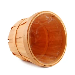 Woven Barrel Hamper Natural (40x35cmH)