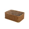 Woven Tray Rectangle Dark Brown (29x20.5x10cmH)