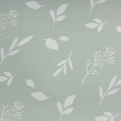 Wrapping Paper Roll Leaf Sprays Print Gloss Sage (70cmx25m)